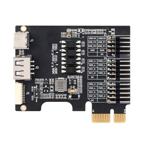 PCIe to X16 ����� PicoKVM �p�t�����g�p�l���ڑ����T�|�[�g���郊���[�g PC �d���X�C�b�`�{�[�h �_�u���p�l���ڑ� KVM �A�N�Z�T��