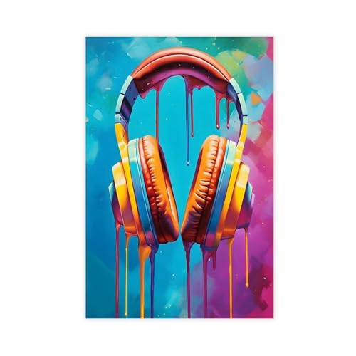 Toile casque graffiti pour décorer une chambre d'adolescent
