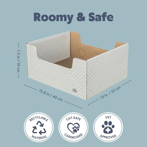 Caja rascadora de cartón para gatos TRIXIE miniatura 3