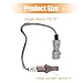 X AUTOHAUX Car Rear Oxygen Sensor Replacement 89465-02300 for Toyota Corolla 1.6L 1.8L 2.0L 2006-2012