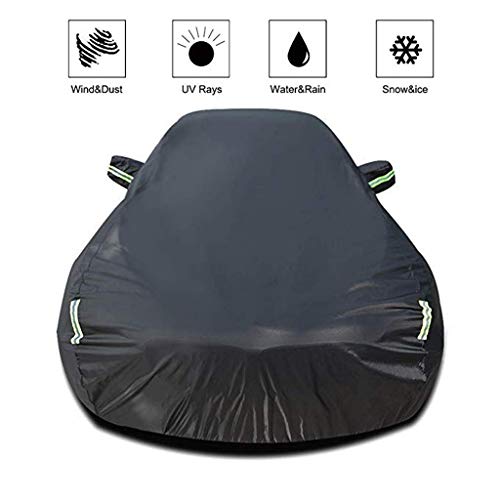 Car Cover Compatible With Fiat 500/124 Spider Abarth Special Full Exterior Cover Breathable In/Outdoor Waterproof/Windproof/Dustproof/Scratch Resistant Thick Car Cloth For All Weather #TOP4