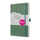 SIGEL Jolie Wochenkalender 2027 A5 grün Hardcover Terminplaner