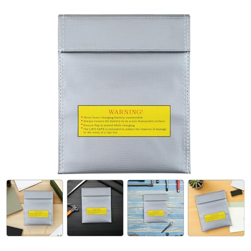Bolsa ignífuga para baterías: protege tu hogar durante la carga con este pack de 2 7