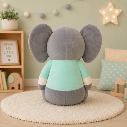 Image of Elephant in Dress Soft Toy, 22 cm for Kids