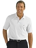 Nautica Men's Big and Tall Short Sleeve Solid Deck Polo Shirt