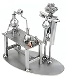 hochwertige Handarbeit Schraubenmännchen Chemiker Biologe Chemie I Handarbeit I Geschenkidee I Metallfigur I Metallmännchen I Stahlfigur I Schraubenmännle