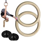 Gymnastic Rings for Pull Up Bar | Adjustable Calisthenics Rings Home Fitness Equipment | Exercise Gymnastic Equipment with Buckles for Home Outdoor Training