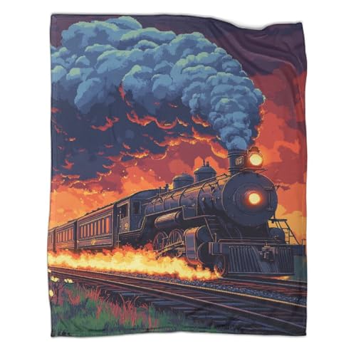 Couverture train à vapeur pour ne plus avoir froid au bureau - 2