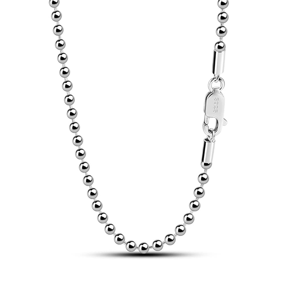 Amazon.com: Meilanduo Solid 925 Sterling Silver 2.3mm Ball
