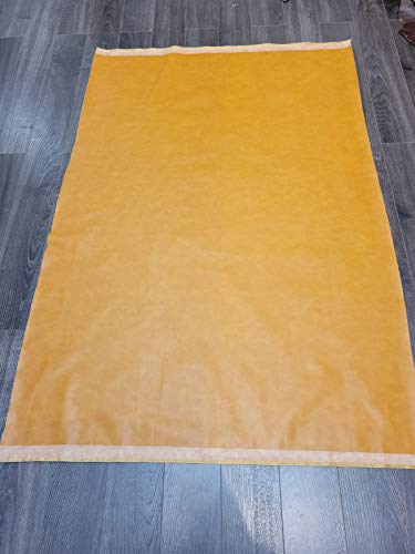 Italian Tan Caramel Tan Two-Tone Faux Leather Synthetic Pleather 0.8 mm 1 Yard 36 inch Wide x 52 inch Long Soft Smooth Vinyl Upholstery (British Tan)