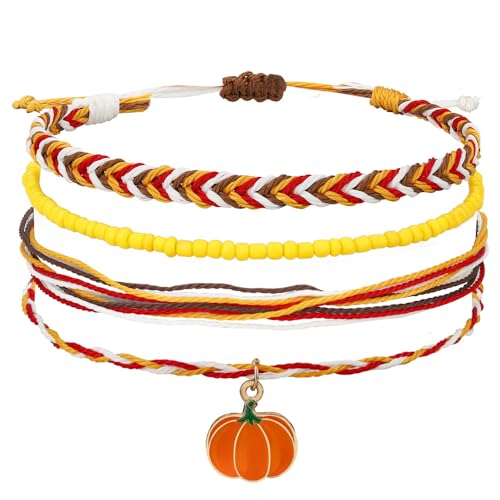 Image of Beach Summer Ankle Bracelet for Women Handmade Braided Adjustable String Anklets Waterproof Surfer Bracelet