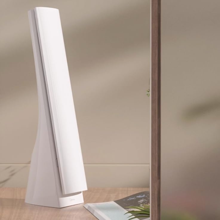 Lampe de bureau LED pliable et rechargeable avec support téléphone - 3
