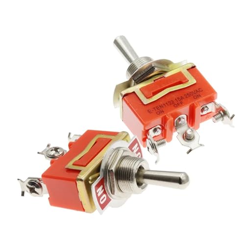 Interrupteur à bascule E-TEN1122 15A 250V ON-OFF à 3 broches 12mm