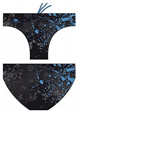 Turbo - Bañador Slip NEW FOLK de Waterpolo Competicion Natación y Triatlón Patrón de ajuste cómodo (TURBO Gr. 2XL)