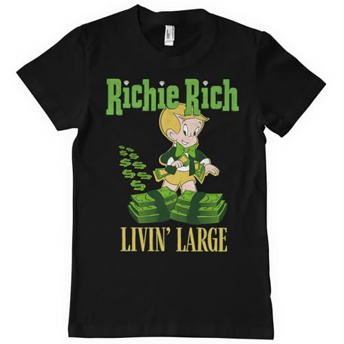 Richie Rich T-Shirt Homme aux Finitions Soignées et Licence Officielle