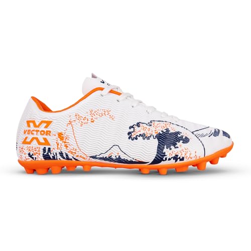 Image of Vector X Acura Series High-Performance Athletic Football Studs|Turf Shoe|Fully Embossed Synthetic Upper+ High Strength TPU Sole|Practice & Training Footwear Sports Shoes for Boys Men Adult