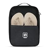 TRAVKOA Travel Shoe Bags, Large Shoe Bag Holds 3 Pair of Shoes for Travel Portable Shoes Pouch and D