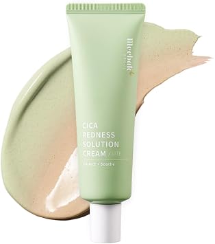 Meebak Cica Red Ness Cream Light 50mL | CC Cream for Dry Skin