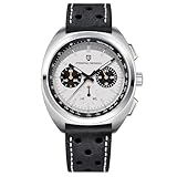 Pagani Design 1782 Montre à quartz pour homme, mouvement VK63 en acier inoxydable étanche jusqu'à 100 m, montre chronographe multifonction tonneau pour homme, Moderne