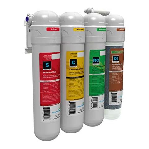 Aquatic Life Twist-in 4-Stage Reverse Osmosis Water Filter System RO/DI Filtration Units for Aquarium, 75 GPD Cover
