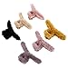 EXCEART 6Pcs Pinces en Peluche Artificielle Français Jaw Clips Tortue Hair Jaw Clips Pinces Jaw Griffes Accessoires pour Femmes pour Femmes Filles