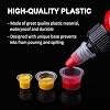 Ink Caps Cups Small - 200pcs Tattoo Pigment Cups Caps Disposable Tattoo Ink Cups for Microblading Permanent Makeup Tattoo Pigment Clear Holder Container Caps