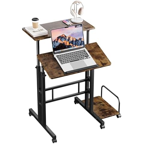 Dripex Height Adjustable Mobile Desk Cover