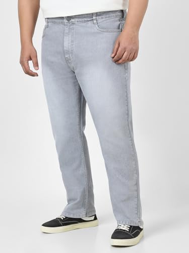 Image of Urbano Plus Men's Straight Fit Mid Rise Jeans