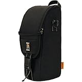 Exclusive design adds style, Ape Case ACPROLC18 Professional Large Lens Case, Black/Yellow