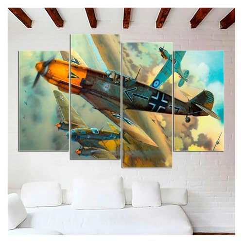 Affiche avion moderne pour habiller un mur vide de salon