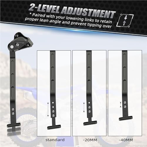 Biellette de béquille latérale réglable pour YZ450F 2023-2025