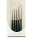 da Vinci Watercolor Series 4237-5 Brush Miniature Set - Nova Synthetics Multi-Media Mini Rounds - Contains Series 1570 Sizes 10/0, 5/0, 3/0, 0, & 2 - Made in Germany