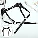 HYIJCSUC Mens Harness Belt Body Shoulder Strap Sexy Halter Club Wear Cosplay Costume Men Chest Harness Black Punk Shoulder Top Belt Strap Punk Rivet Body Harness Bondage Strap Belt for Men