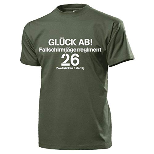 T-shirt parachute FschJgRgt 26 vert Merzig idéal pour vos sorties outdoor et randonnées