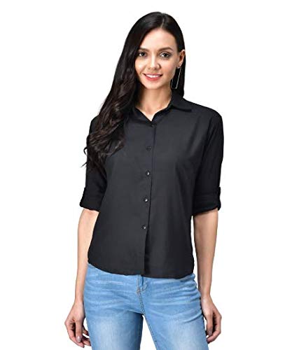 Image of FUNDAY FASHION Women's Rayon Blend Regular Fit Long Sleeve All Purpose Shirt