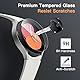 JETech Schutzfolie für Samsung Galaxy Watch FE/5/4 40mm, Panzer Schutz Glas Displayschutz 2,5D Runde Kante, HD Klar, 3 Stück