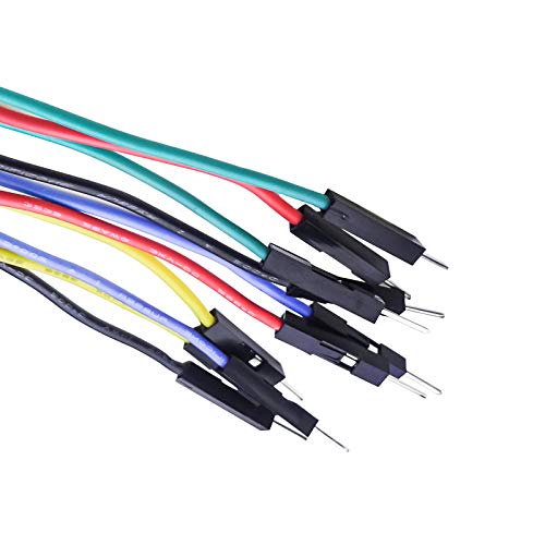Goupchn Test Hook Clips To Breadboard Male Jumper Wires Soft Flexible Silicone Test Leads For Electrical Testing #TOP5