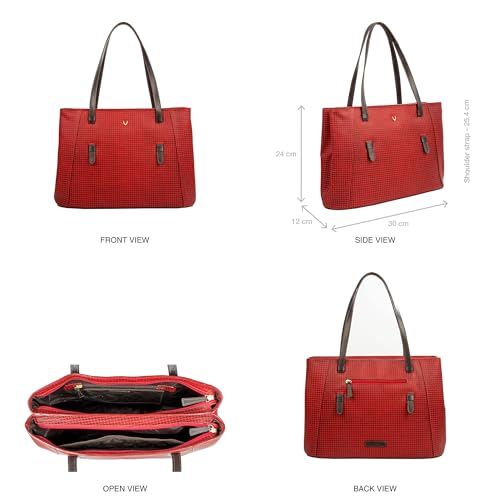 Hidesign red tote bag – image 7