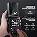 NEEWER Z2-C 2.4G TTL Round Head Flash Speedlite Compatible with Canon, 76Ws 1/8000s HSS Flash with Upgraded UI, 2 Modeling Lamps, TTL/M Quick TCM Switch, 7.2V/3000mAh Battery, 600 Full Power Flash