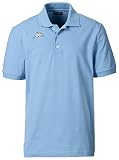 Lieferumfang: 1 x hellblaues Poloshirt kurzarm, Polohemd aus 100 % Baumwolle von Kappa – kostenloser Versand & Rückversand nach Deutschland und Österreich