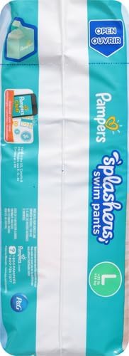 Pampers Swim Diapers - Splashers - Size 5+, 17 Count, Gap-Free Disposable Baby Swimming Pants (Pack of 6) — view 19