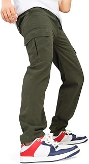 UNOseven Boys Cotton Cargo Pant - Relax Fit - Stylish Street Wear - Available from 9 Years to Size XL Price In India