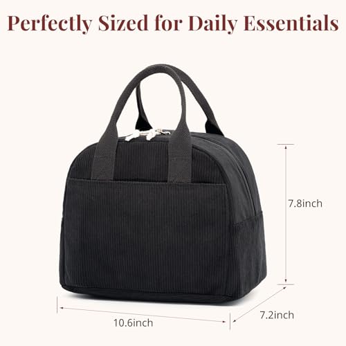 Image of LOVELYWIND Lunch Box for Women Cute Lunch Bags for Women Lunch Tote Bags Reusable Insulated Lunch Box Large Capacity Reusable Insulated Cooler for Work or Travel Gifts or Beach