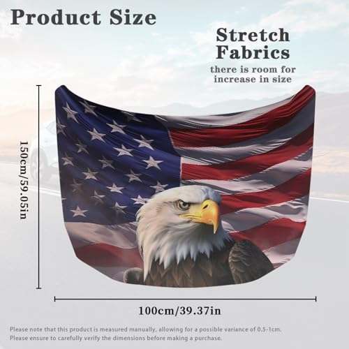 Image of Car Hood Cover Protector, an All-Weather Waterproof, Windproof Car Cover for Winter Frost and Ice Removal-Eagle Animal