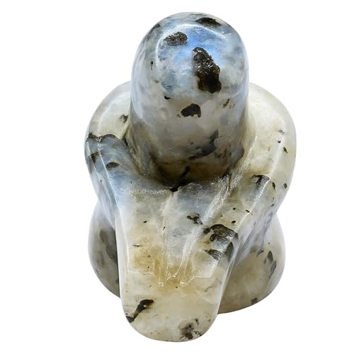 Image of Certified Rainbow Moonstone Crystal Shivling for Home Puja - Premium 1.25 inch Shiva Lingam Crystal Healing Stones for Pooja, Vastu, Feng Shui, Reiki Healing and Meditation - Shiv Linga Gift