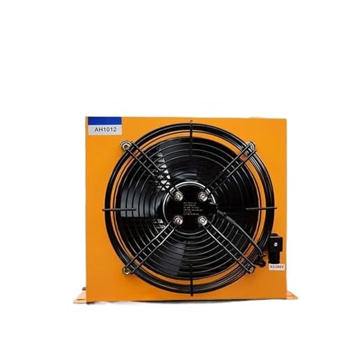Enfriador de aire hidráulico AH1012T, caudal de 100 l/min, radiador de aceite refrigerado por aire, CA/CC Fuerte absorción de impactos(DC24V)