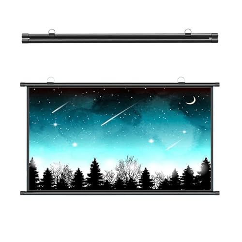 Pantalla de proyector manual YUQIWKK 60 pulgadas