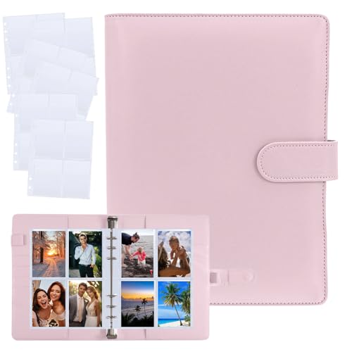 Photocard - Classeur Kpop - Format A5 - Porte-carte photo - 120 poches - 4 pochettes - 30 pages - Album photo à 6 anneaux - En cuir synthétique - Pour collection de photos Photocard - Classeur Kpop - Format A5 - Porte-carte photo - 120 poches - 4 pochettes - 30 pages - Album photo à 6 anneaux - En cuir synthétique - Pour collection de photos