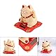 Zerodis Fortune Lucky Wealth Begrüßungskatze solarbetriebene süße Katze mit winkenden Arm Home Display Car Decor(Yellow)