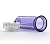 Hydronix HF3-10CLWH34PR, 10" Clear Housing with White Rib Cap For RO & Filtration Systems, 3/4" Ports with Relief Button